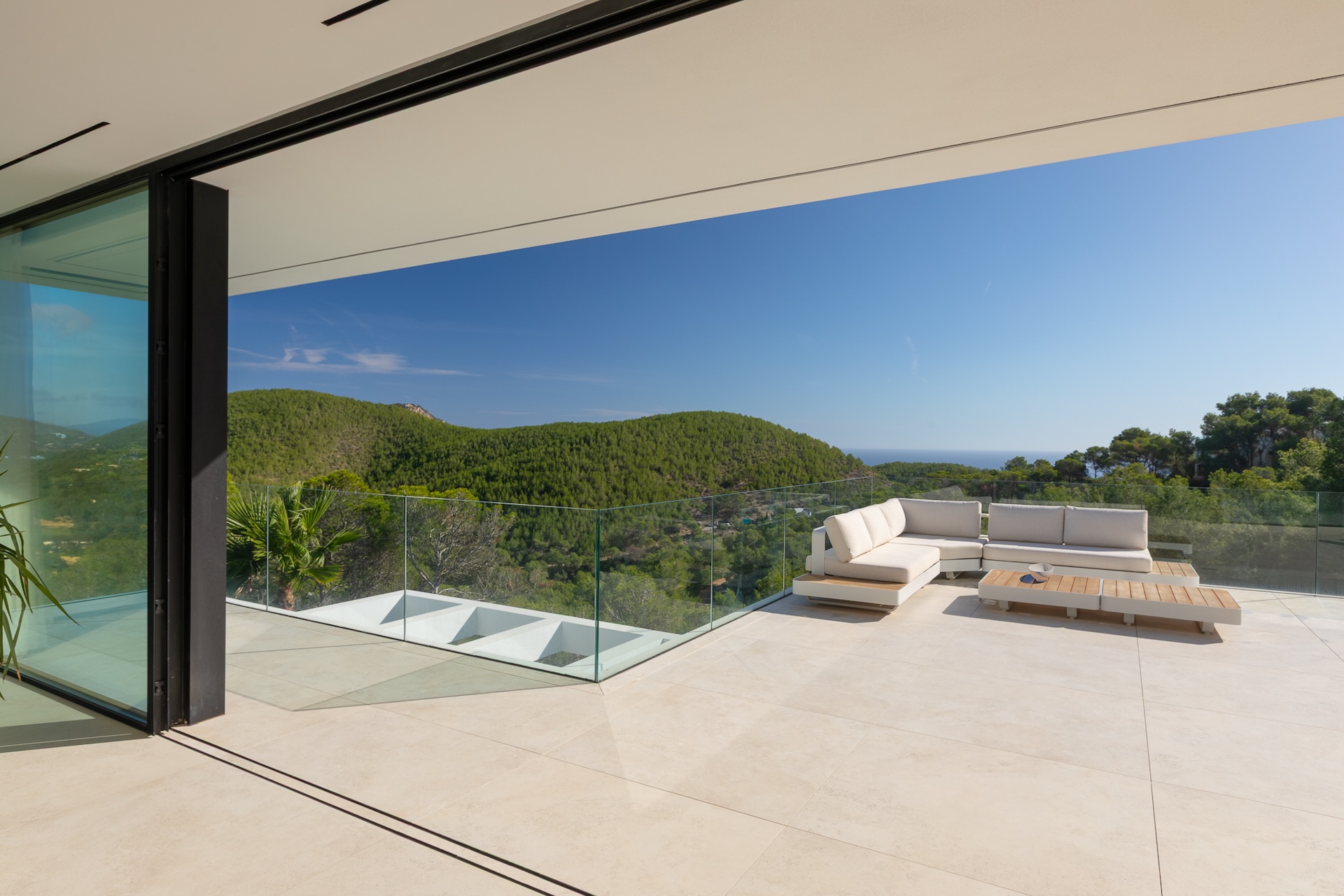 Resa Estates for sale Ibiza Vlla Aixa te koop sale lift sea views upper terrace.jpg